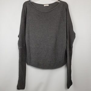 Faveur Dolman Scoop Neck Long Sleeve Knit Sweater